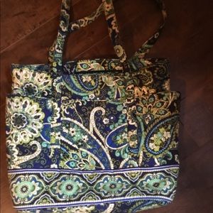 Vera Bradley Grand Tote Rhythm and Blues